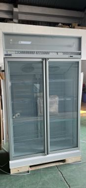 LUX-2DDF: TỦ ĐÔNG 2 CÁNH KÍNH LUXURY